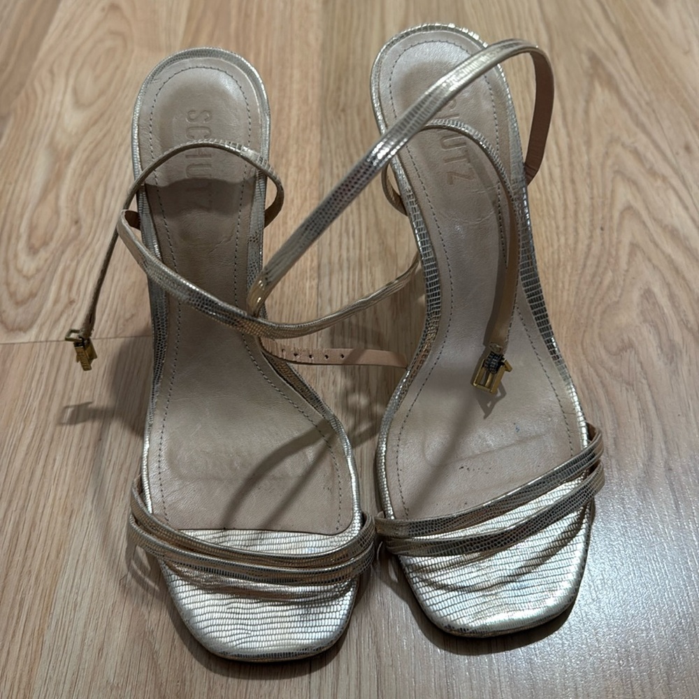 Schultz Gold Heels